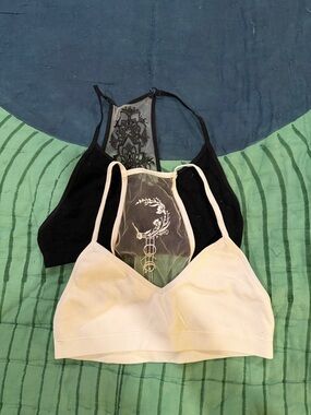 2-Pack Bralette Set - Black & Cream